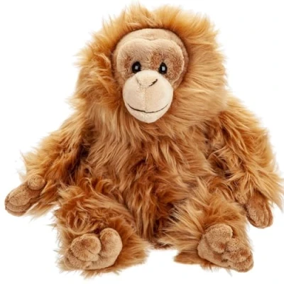Image of VFM Orangutan Soft Toy, Monkey Cuddly Monkey, Plush Children’s Toy (Dimensions: 30cm)