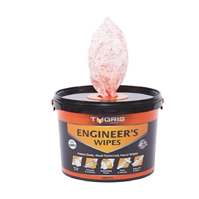 Image of Tygris ENGINEERS WIPES HW111 LARGE IN A TUB