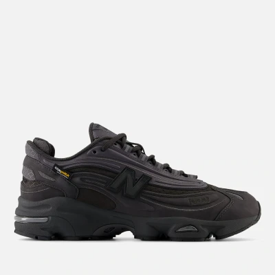 Image of New Balance M1000 Unisex Trainers, Size: 8, Black cement Imitation leather/ textile