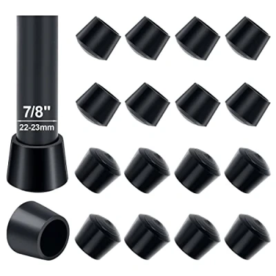 Image of Chair Leg Caps, Sopito 16pcs Feet Protectors for Dining Patio Furniture, Garden Chairs, Bistro Outdoor or Step Stool Legs(22mm,7/8″)