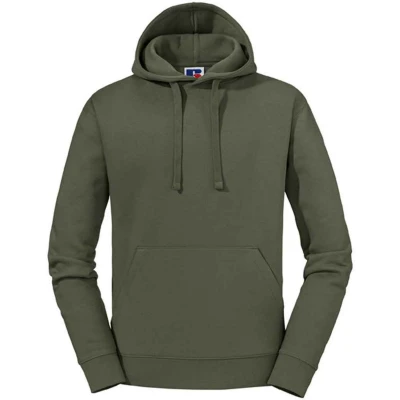 Image of Russell Athletic Mens Authentic Hoodie (Olive Green) Size 2XL