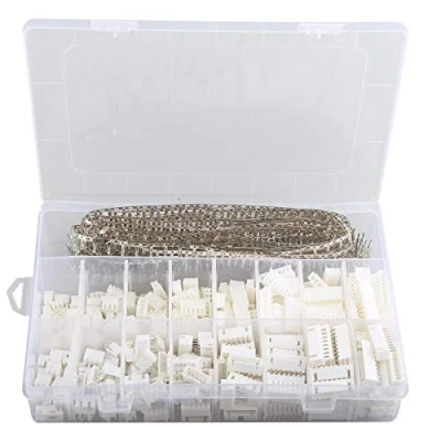 Image of HALJIA 1220Pcs 2.54mm JST XHP Connector Kit PCB Dupont Pitch Terminal Headers, XHPX 2/3/4/5/6/7/8/9Pin Housing Adapter Cable Socket Male and Female Assortment