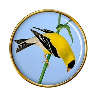 Image of American Goldfinch Pin Badge