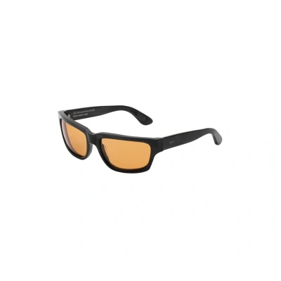 Image of Retrosuperfuture Thelonius Fiammato Unisex Sunglasses, Size: 60, Black