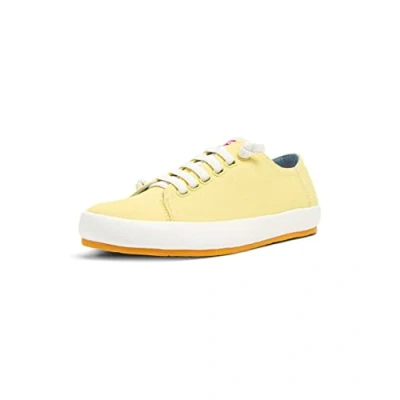 Image of Camper Women&#039;s Peu Rambla Vulcanizado 21897 Sneaker, Medium Yellow, 2 UK