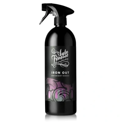 Image of Auto Finesse Iron Out 1 Litre Contaminant Remover Car Decontamination Spray Removes Brake Dust, Fallout Safe for Paint, Glass, Wheels UK Made