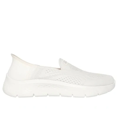 Image of Skechers Women&#039;s GO Walk Flex Yael Sneaker, White, 4 UK