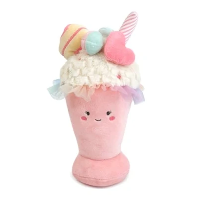 Image of MON AMI Sweet Treat Milkshake Stuffed Toy 8/20cm Super Soft Food Collectible Plush Decoration