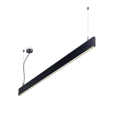 Image of Linus Integrated LED Indoor Linear Ceiling Pendant Lamp 1 Light White 3000K