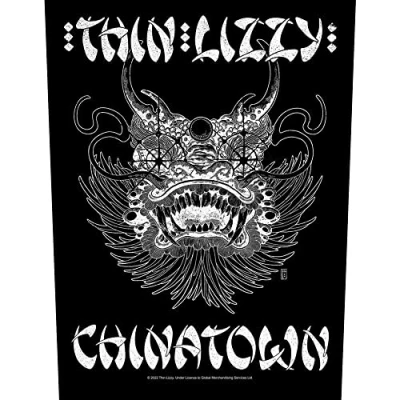 Image of Thin Lizzy Chinatown back patch, multicoloured, One Size