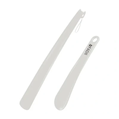 Image of FADII Shoe Horn Long Handled 45cm+22cm Plastic Shoehorn for Men, Women with Comfort Grip Horns Flexible Extra Elderly
