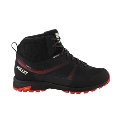 Image of MILLET Men&#039;s Hike Up Mid GTX M Backpacking Boot, Black New Logo, 10
