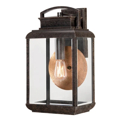 Image of Byron 1 Light Outdoor Large Wall Lantern Imperial Bronze IP44, E27