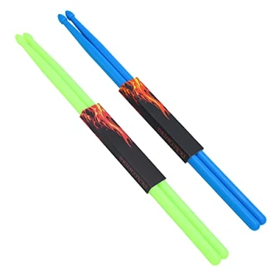 Image of 4PCs 5A Drum Sticks Nylon Drummer Playing Non slip Plastic Teardrop Head Percussion Accessories for Students Beginners Training