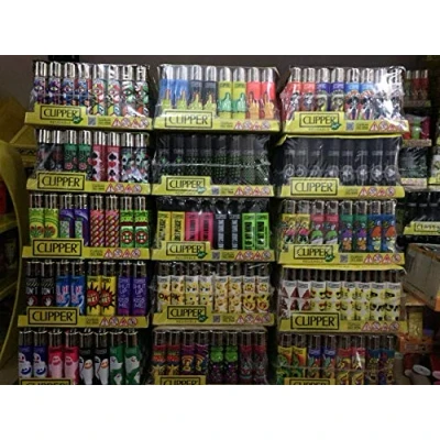 Image of 48 Clipper Large Mixed Lighters from collection, 48, Different Graphics