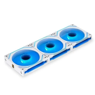 Image of Lian Li UNI Fan SL INF Reverse Blade ARGB 120mm Triple Pack Black Infinity Mirror RGB Includes Controller 2100RPM