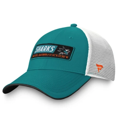 Image of Fanatics Branded NHL San Jose Sharks Iconic Defender Adjustable Cap Snapback Blue