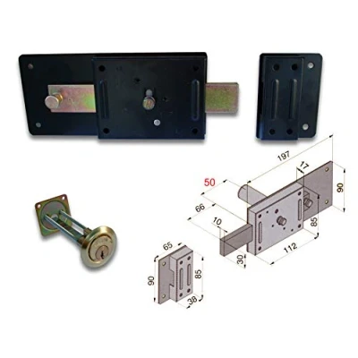 Image of Welka Ferroglietto G.6 Ent. 50 Cil/Detach, Black/Bronze, mm 80