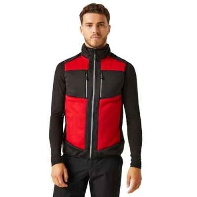 Image of Regatta Professional Men&#039;s E Volve Stretch Bodywarmer Classic Red Black, Size: L