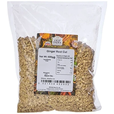 Image of Old India Ginger Root Cut 500g