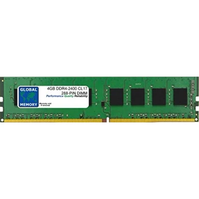 Image of 4GB DDR4 2400MHz PC4 19200 288 PIN DIMM MEMORY RAM COMPATIBLE WITH PC DESKTOPS/MOTHERBOARDS