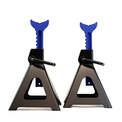 Image of Streetwize 6 Tonne USA Style Axel Stand Set Adjustable Range; 383mm to 601mm