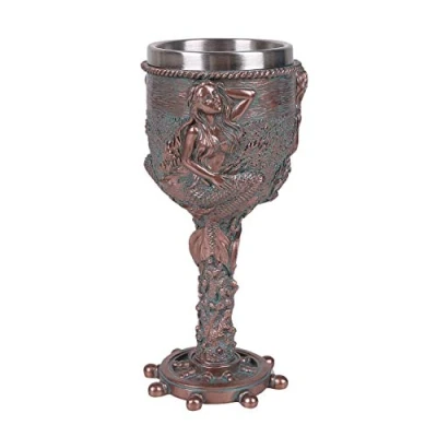 Image of Pacific Giftware Ocean Under The Sea Mermaid Goblet