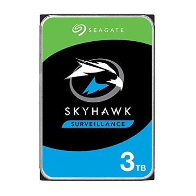 Image of Seagate SkyHawk, 3 TB, Surveillance Internal Hard Drive HDD 3.5 Inch SATA 6 Gb/s 64 MB Cache for DVR NVR Security Camera System, and Three year Rescue Services (ST3000VX009)