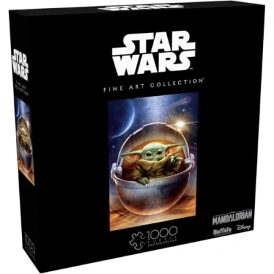 Image of Buffalo Games Star Wars Fine Art Collection Galactic Child 1000 Piece Jigsaw Puzzle for Adults Challenging Perfect Game Nights Finished Size 26.75 x 19.75