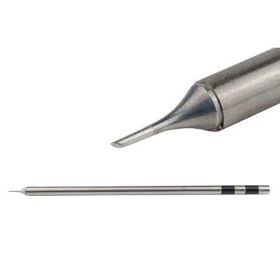 Image of Quick TSS02 0.8C Long Life Soldering Tip Straight Bevelled 45 Diameter 0.8 mm Rapid Cartridge TS1200 Station
