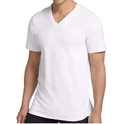 Image of Jockey Generation Men&#039;s Stay New Cotton 3pk V Neck T Shirt White