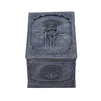 Image of Nemesis Now Mother Earth Box, Grey, 15.5cm