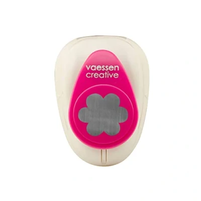 Image of Vaessen Creative Craft Paper Punch Flower 2,3 x 2,5 cm Circle Cutter for Crafting and Card Making