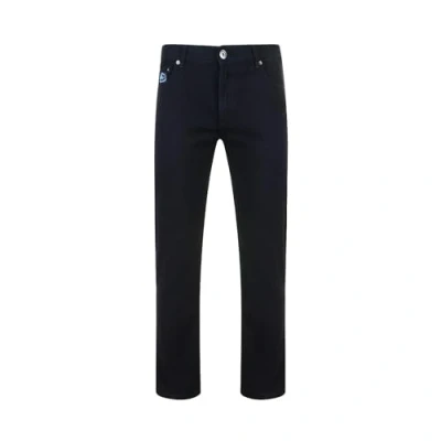 Image of Forge Men?s Big Size Straight Fit Basic Jeans Casual Smart Denim Pants Black 48W / 34L