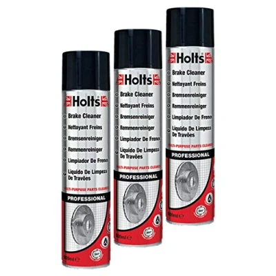 Image of Holts 3x Brake Cleaner Spray Vehicle Parts Maintenance Cleaning Car Care Can 600 ml 0131