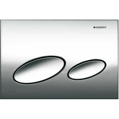 Image of Geberit Flush Plate Kappa20 For Dual Matt Chrome Plated