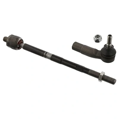 Image of 1K0423812C, 1K0423812CS2, 1K0423812G, 1K0423812GS2, 1K0423812K Tie Rod FEBI BILSTEIN 37592 Front Axle Right with lock nuts nut BMTS Turbo NEW