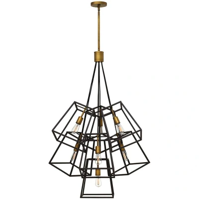 Image of Fulton 7 Light Chandelier Bronze Finish, E27