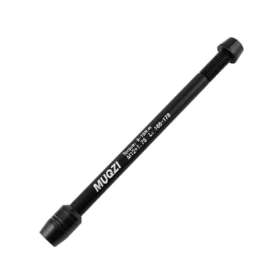 Image of Yundxi Bike Trainer Thru Axle Adapter, Quick Release M12 x 1.5/1.75 Thread Pitch 160 to 178mm Shaft for Rear Wheel Attachment Length (M12x1.75/166 178)