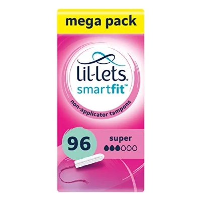 Image of Lil Lets Non Applicator Tampons Super x16 (Pack of 6) 8210498P