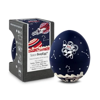 Image of Brainstream Space PiepEgg Timer for Boiling, Plays 3 Melodies Hardnesses, A005895