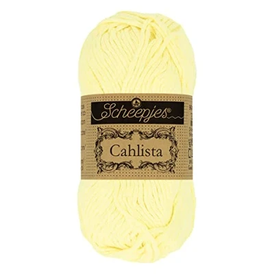 Image of Scheepjes Cahlista 101 Candle Light Yarn 10x50g