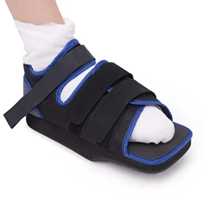 Image of Post op Shoes for Broken Toe Lightweight Orthowedge Medical Orthopedic Foot Brace Off Loading Healing Shoe Surgery (L)
