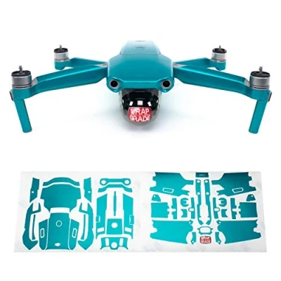 Image of Wrapgrade Main Unit Skin Compatible with DJI Mavic Air 2 (CARIBBEAN BLUE)