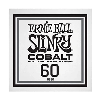Image of Ernie Ball 10660 Bass String with Slinky Cobalt Detail 060 Thread