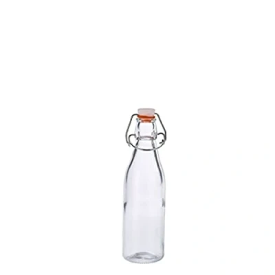 Image of Genware NEV SWB250 Glass Swing Bottle, 25 cl/9 oz. (Pack of 6)