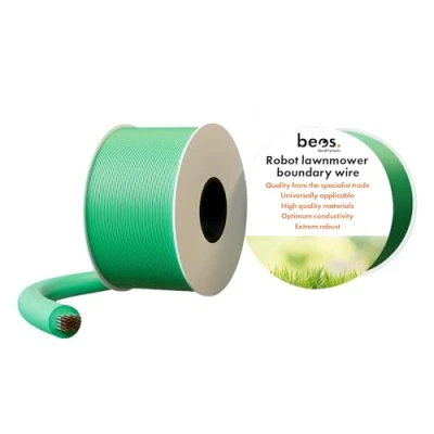 Image of BEOS® Premium Boundary Cable for Robotic Lawnmower 250 Metres Universally Compatible Quality Wire Lawn Robots from Worx, Gardena, Stihl, etc. Diameter 2.7 mm