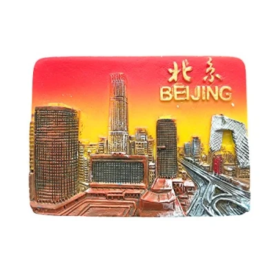 Image of 3D,Beijing City Refrigerator Magnet,Famous Tourist Souvenirs,Resin Fridge Magnet,Home and Kitchen Decoration