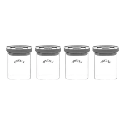 Image of Kilner Fresh Storage 160ml 4 Piece Spice Jar Set