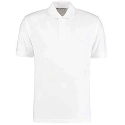 Image of Kustom Kit Unisex Comfort Finish Klassic Polo Shirt White 4XL
